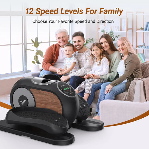MERACH Under Desk Elliptical, Leg Exerciser While Sitting for Seniors