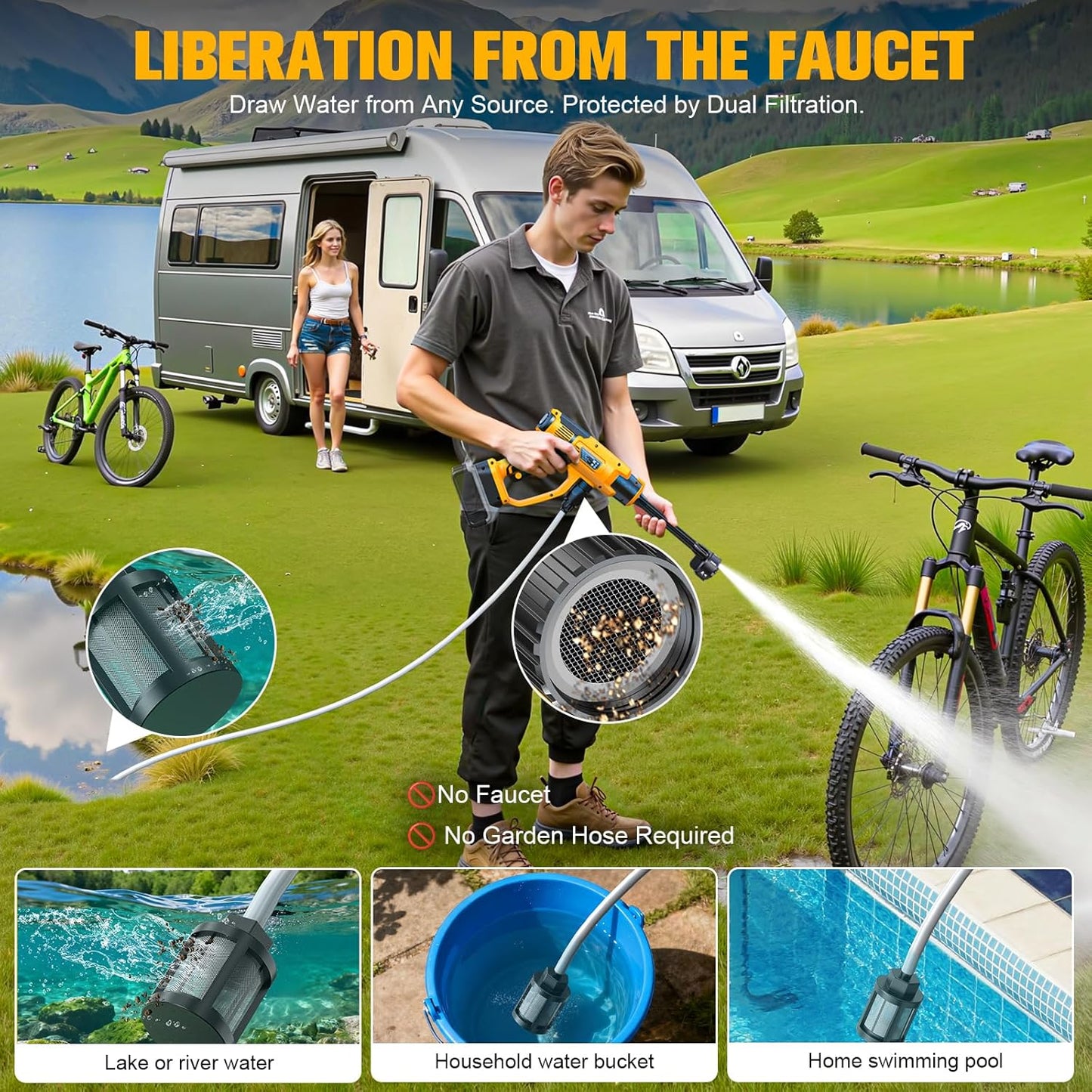 DIYTOOLIFZ Car Wash Pressure Washer
