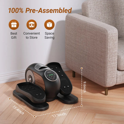 MERACH Under Desk Elliptical, Leg Exerciser While Sitting for Seniors