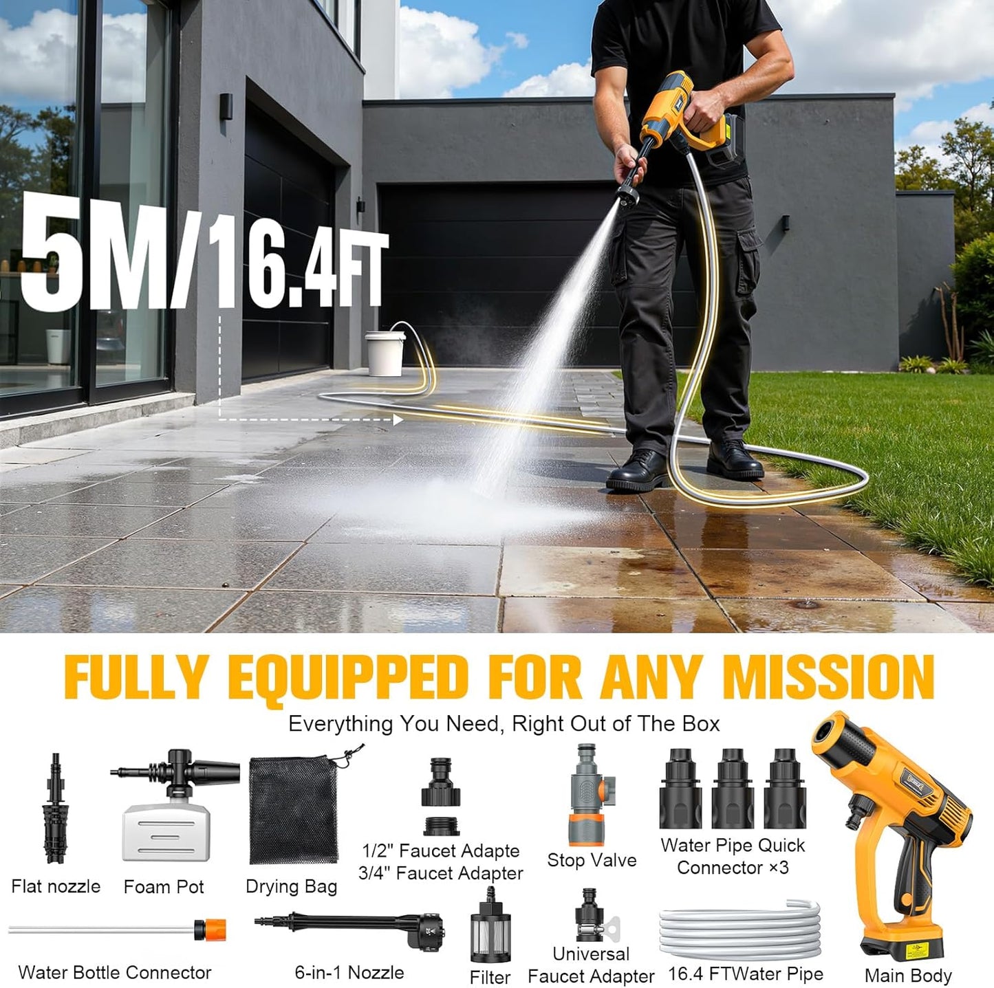 DIYTOOLIFZ Car Wash Pressure Washer